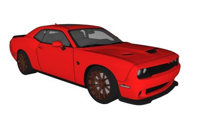 超精细汽车模型 道奇 dodge challenger